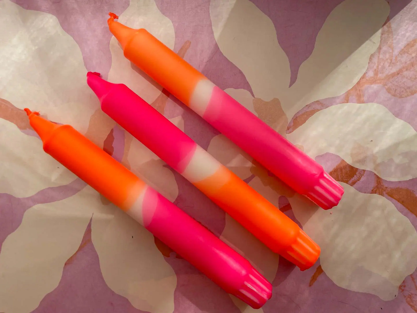 Handgefärbte Dip Dye Kerzen Pop! Mein Shop