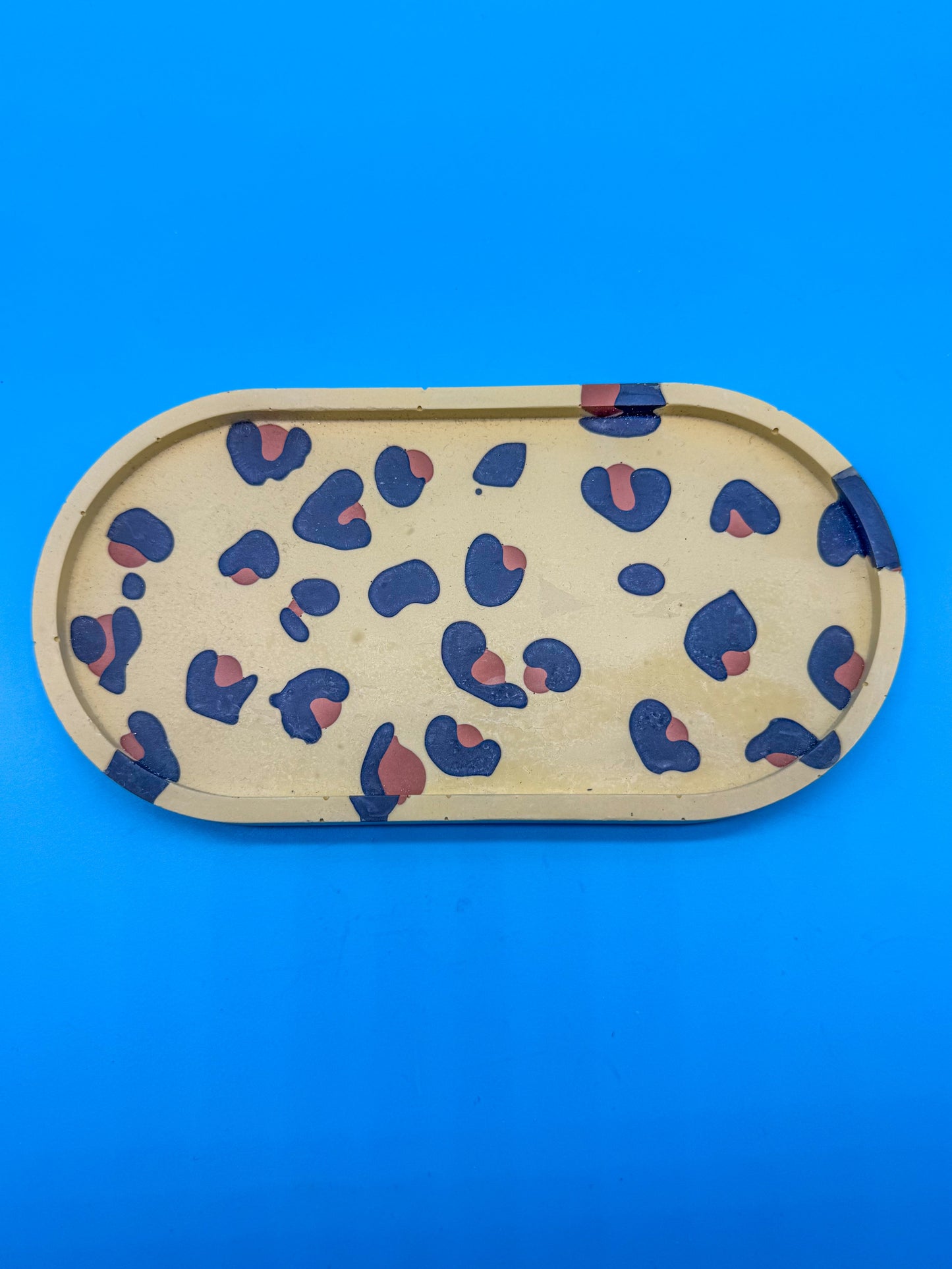 Ablage Oval Leo - Handgemacht Designer Deko Schale WichtigeDinge