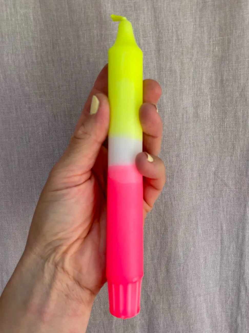 Handgefärbte Dip Dye Kerzen - Glow Up Mein Shop