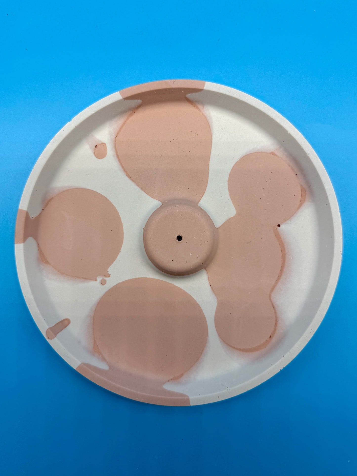 Räucherstäbchenhalter Rund Rosa Kuhflecken - Handgemacht Designer Deko (Kopie) WichtigeDinge