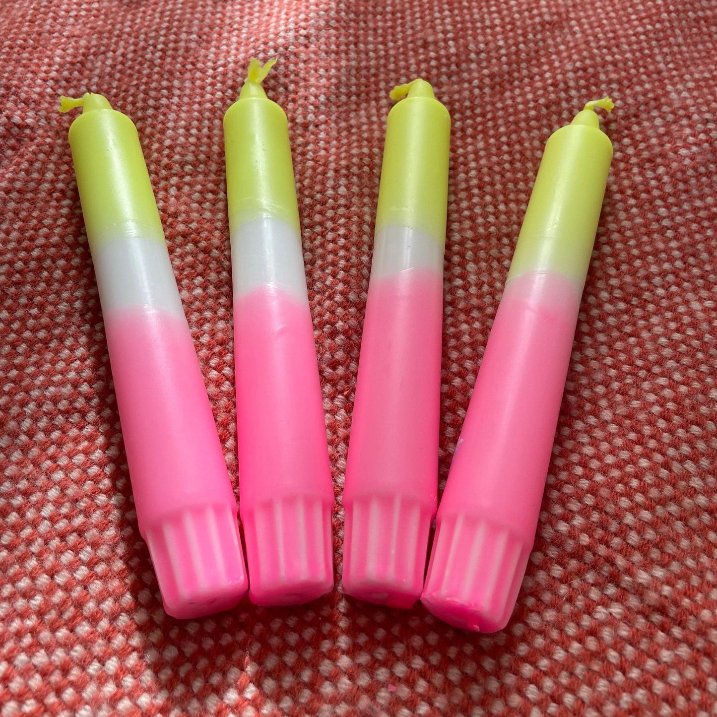 Handgefärbte Dip Dye Kerzen - Glow Up Mein Shop