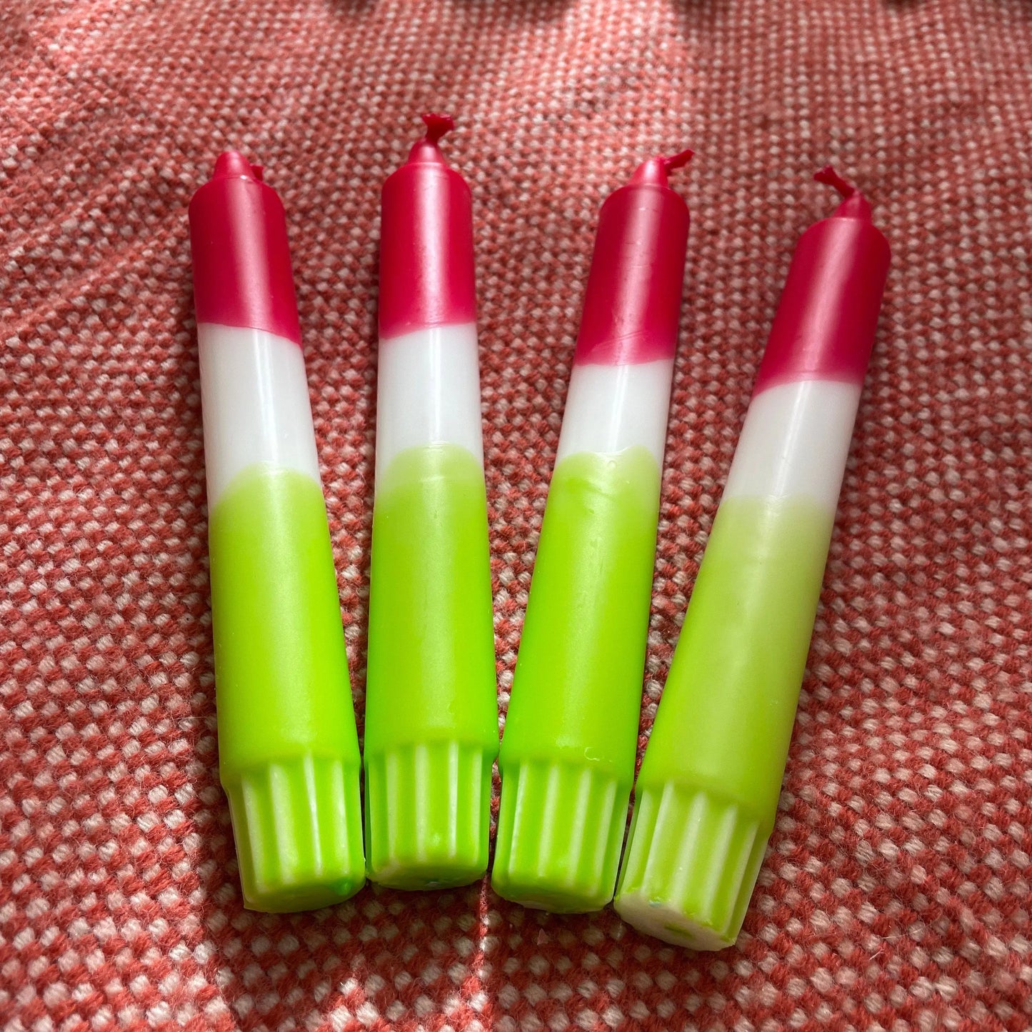 Handgefärbt Dip-Dye-Kerzen - Melon Magic Mein Shop