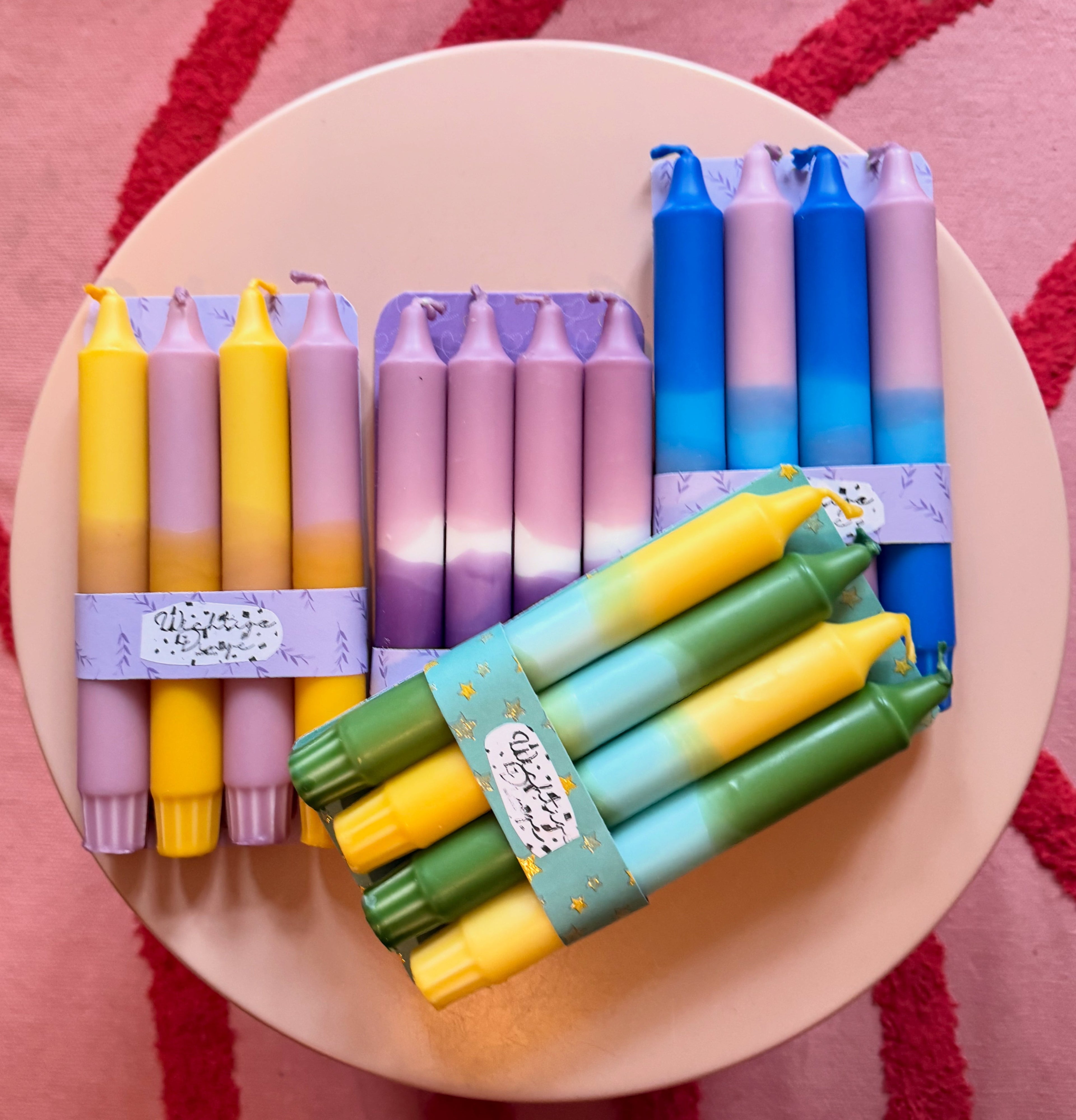 Dip-Dye-Kerzen-Handgemachte-Designer-Kerzen WichtigeDinge