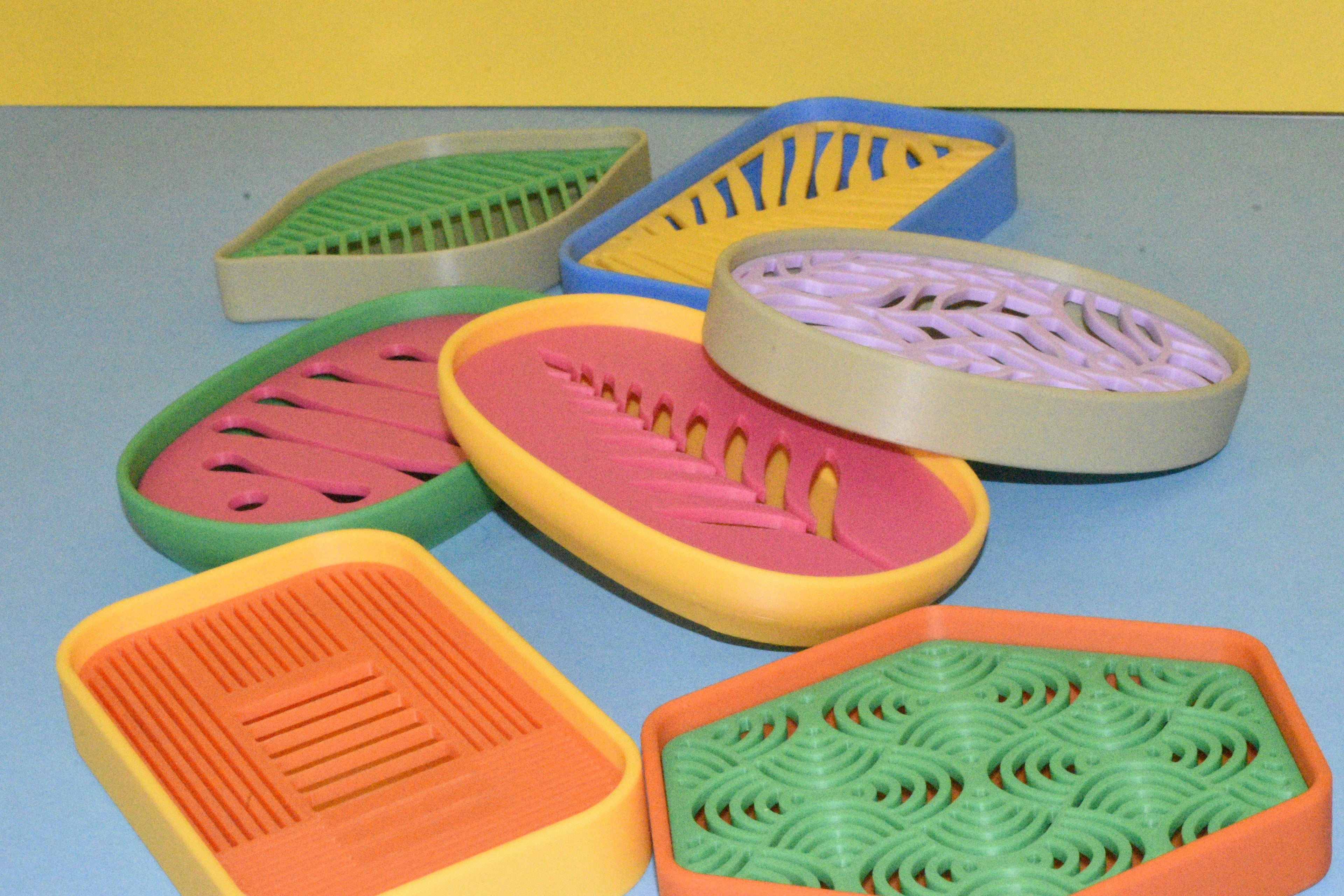 3D-gedruckte-Seifenschalen WichtigeDinge