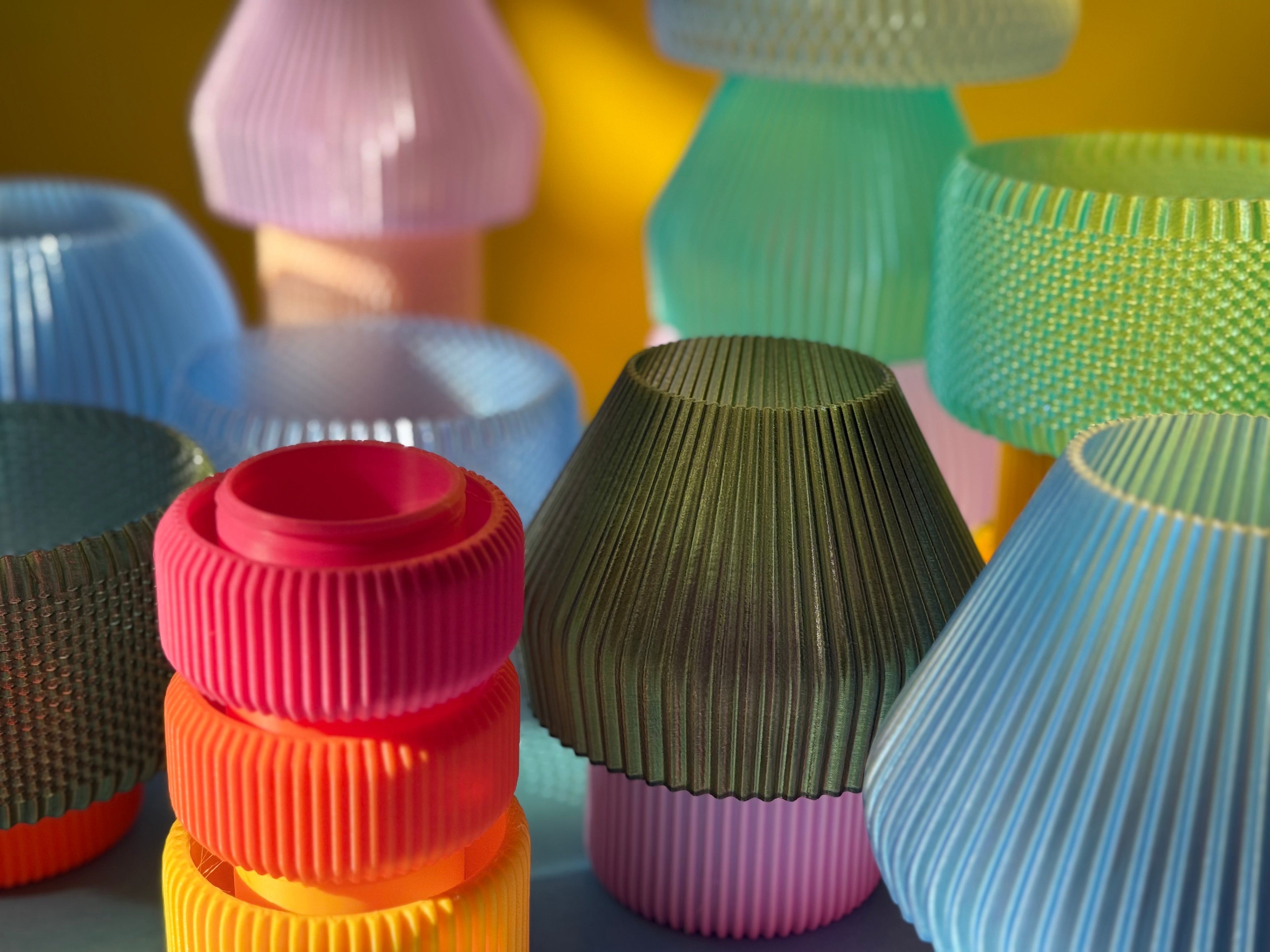 3D-gedruckte-Lampen-Designer-Leuchten WichtigeDinge