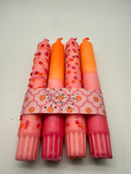 Kerzen 4er Set - Peachy Pop