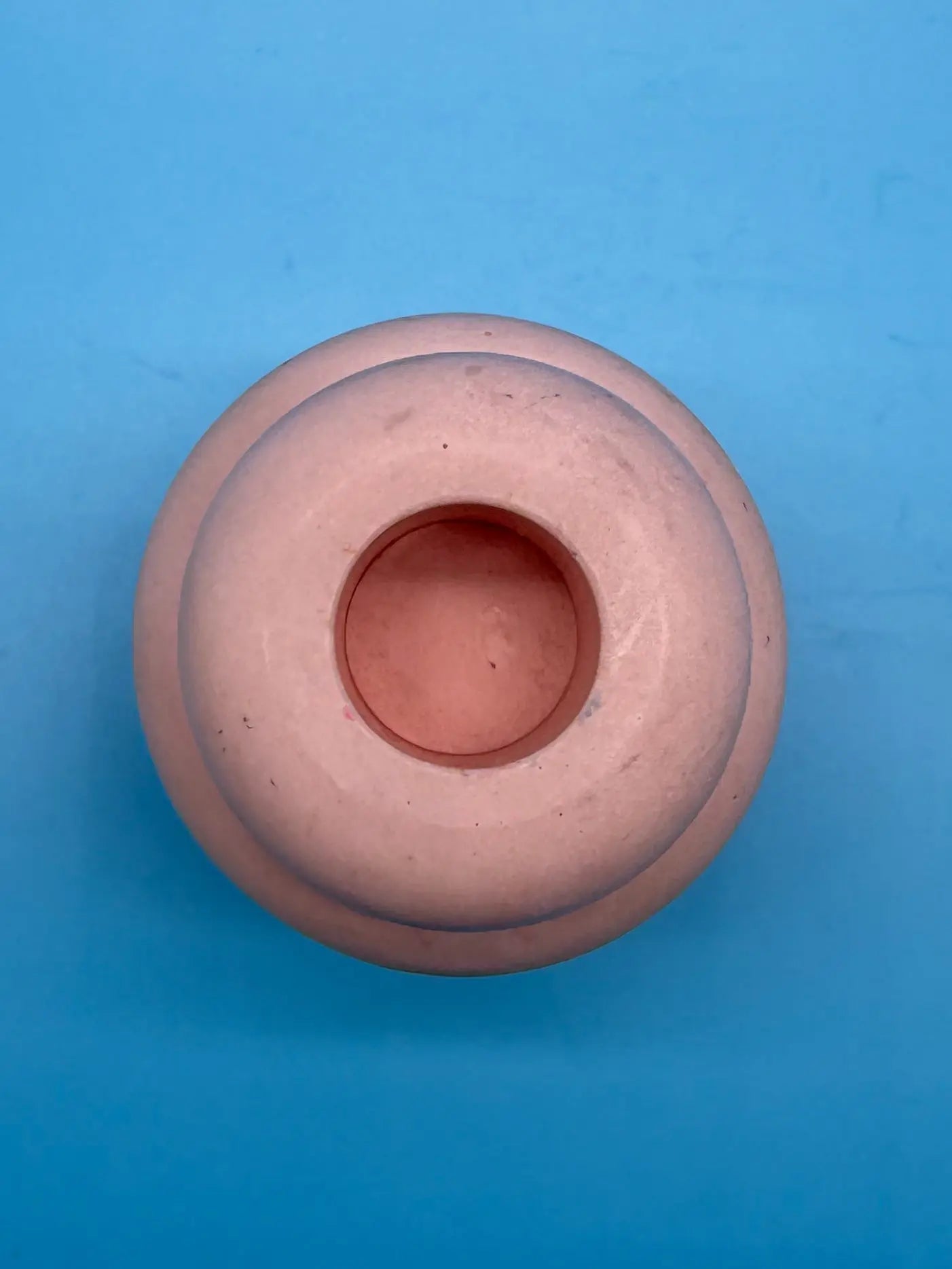 Jesmonite Kerzenständer Bubblform Rosa Rot - Handgemacht Designer Deko Mein Shop