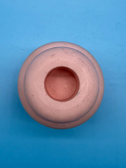 Jesmonite Kerzenständer Bubblform Rosa Rot - Handgemacht Designer Deko Mein Shop