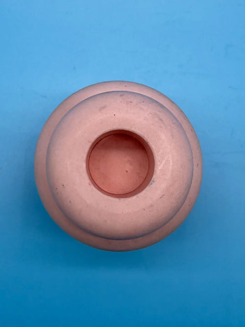 Jesmonite Kerzenständer Bubblform Rosa Rot - Handgemacht Designer Deko Mein Shop
