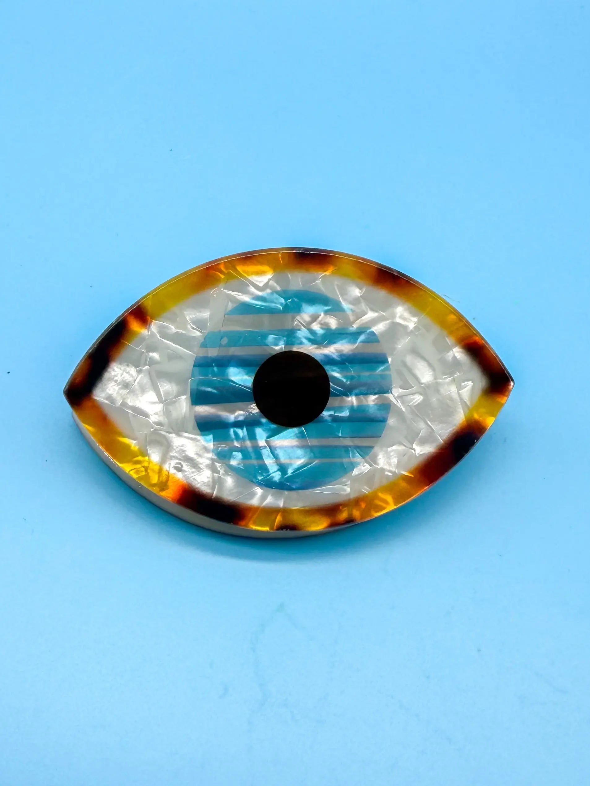 Augen Haarspange - Handgemacht Designer Haarschmuck Mein Shop