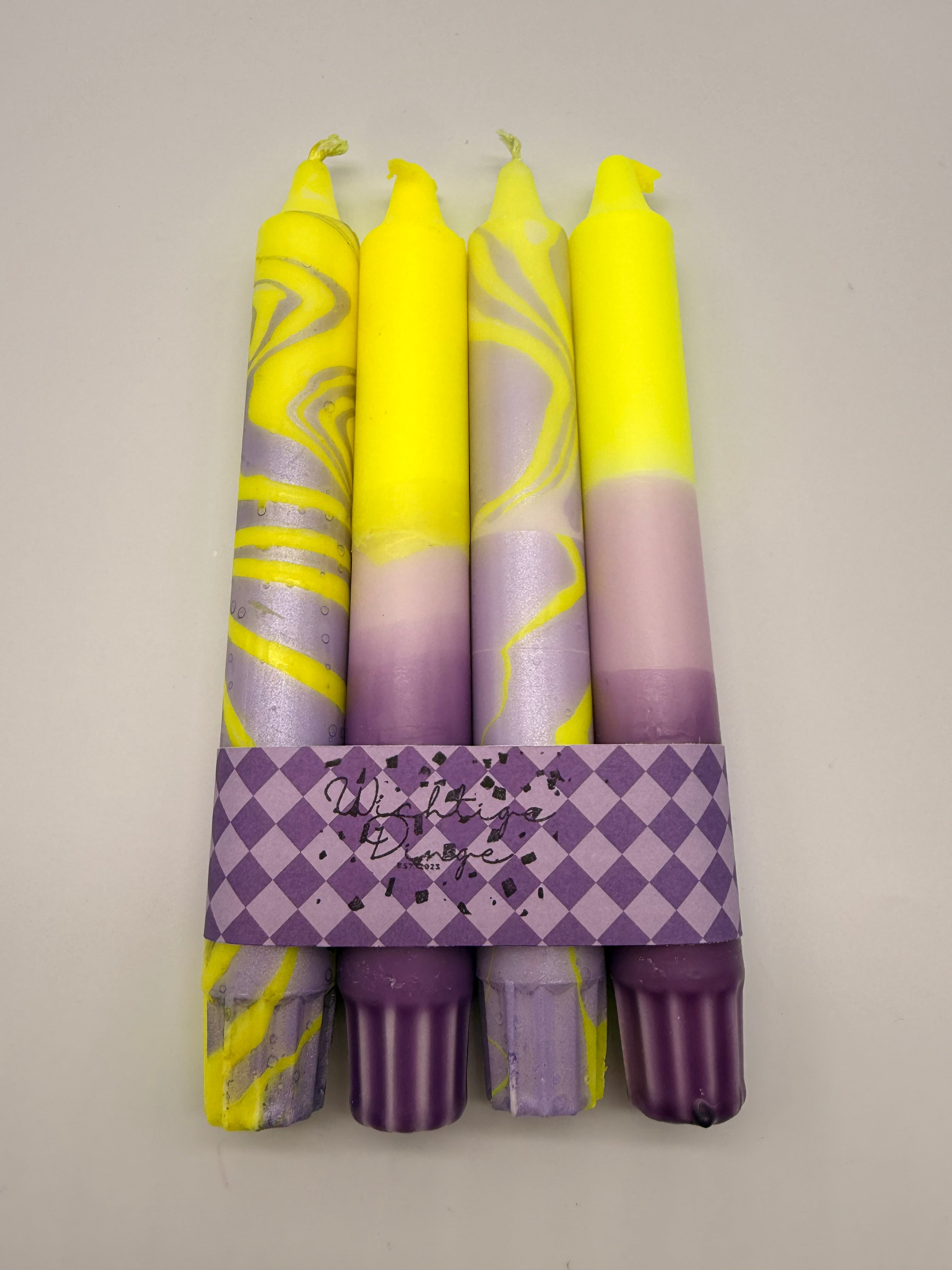 Kerzen 4er Set - Electric Sunset