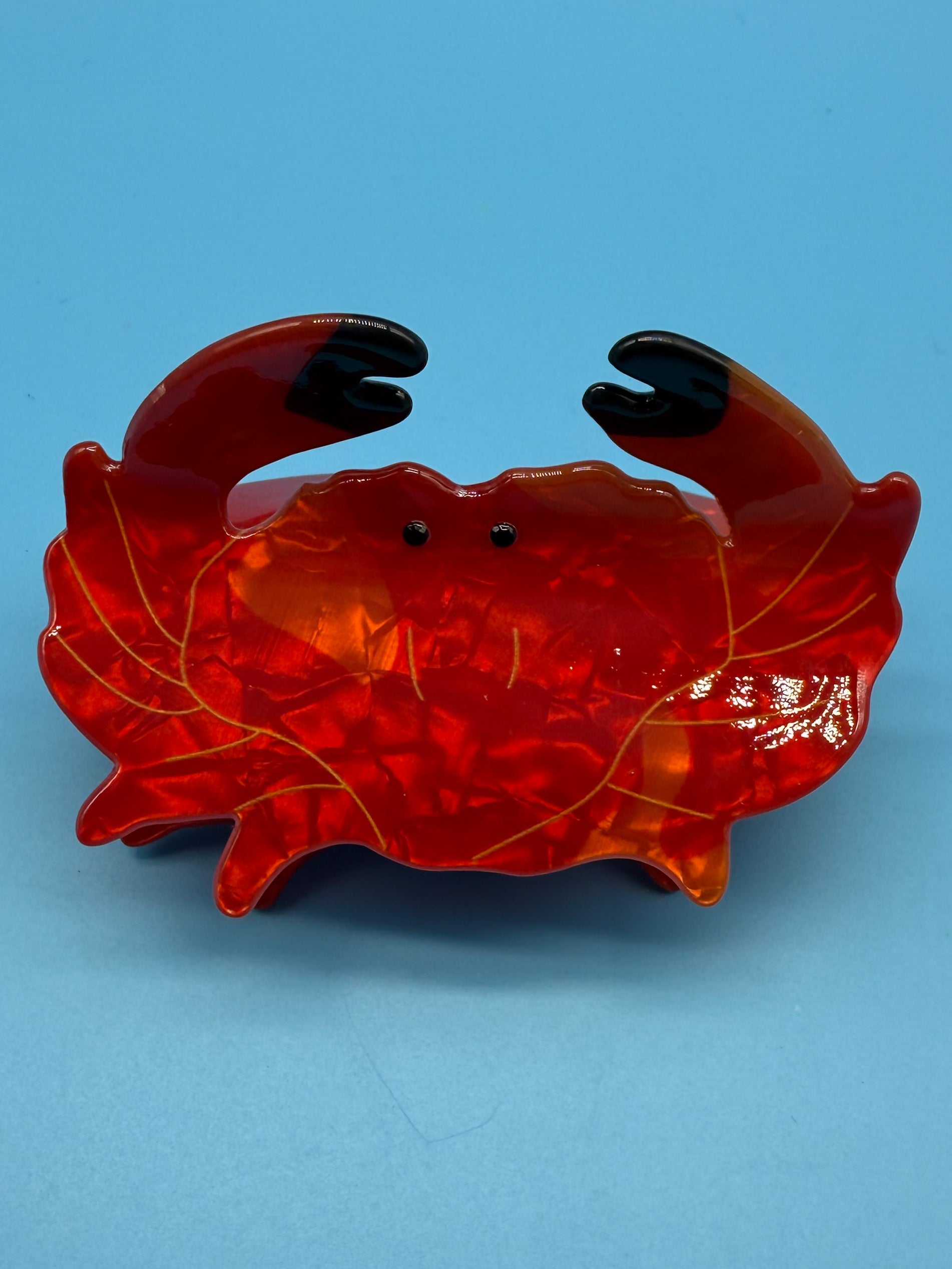 Haarklammer Roter Krebs - Maritimer Haarschmuck Mein Shop