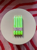 Kerzen 4er Set - Lime Shock