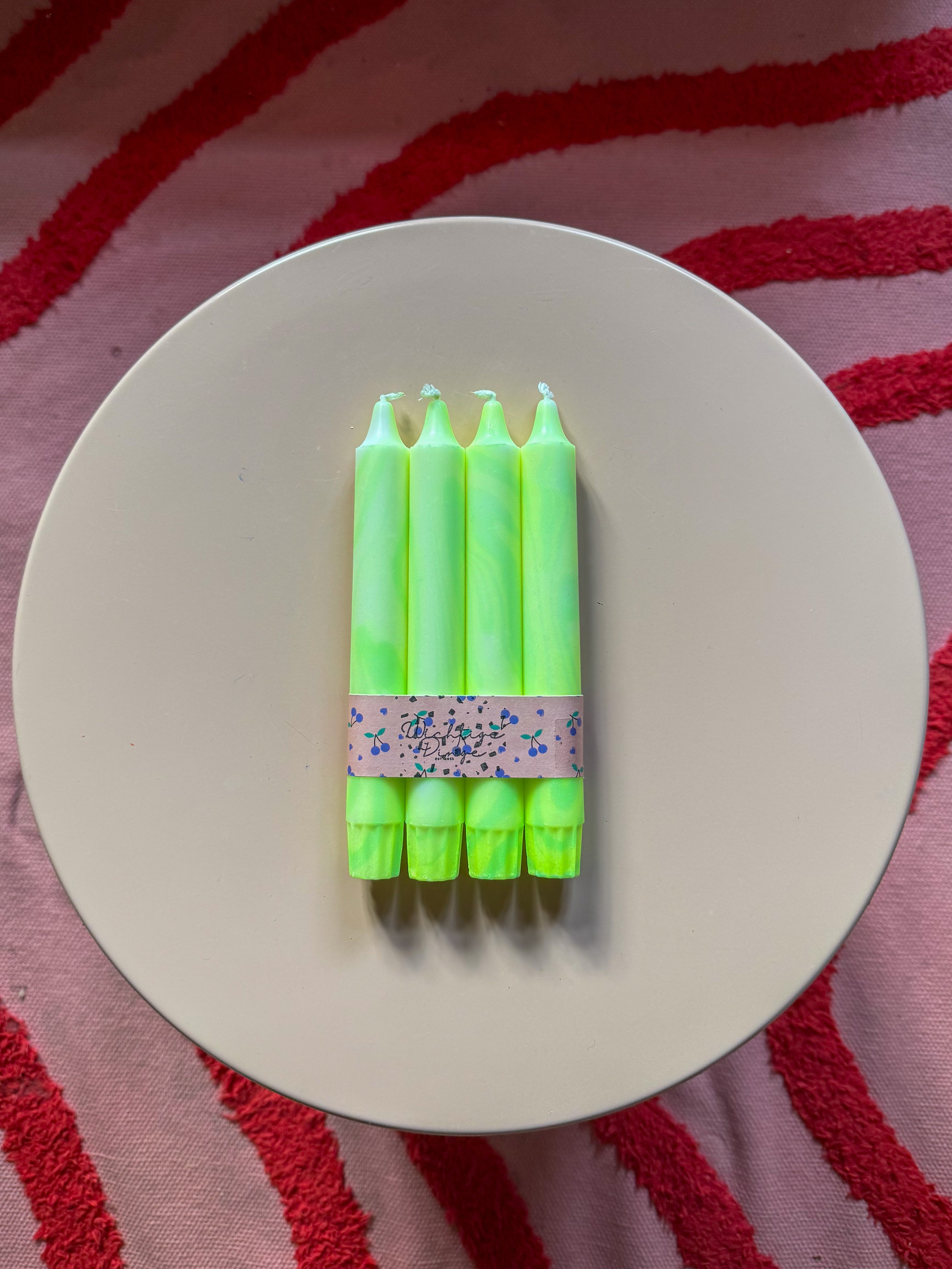 Kerzen 4er Set - Lime Shock