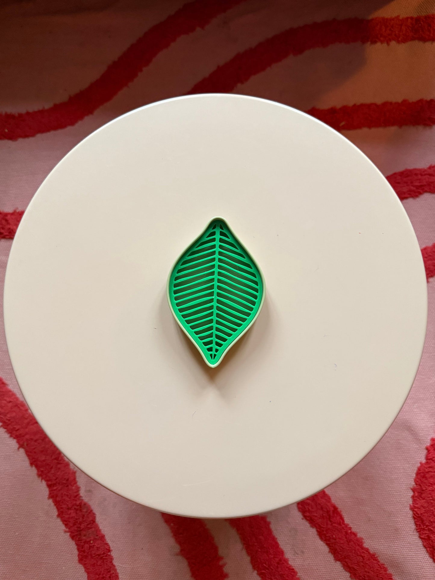 3D Gedruckte Seifenschale grüne Blattform - Nachhaltig & Modern | Designer Badezimmer Deko WichtigeDinge