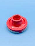 Jesmonite Kerzenständer Rund Rot Rosa - Handgemachte Designer Deko Mein Shop