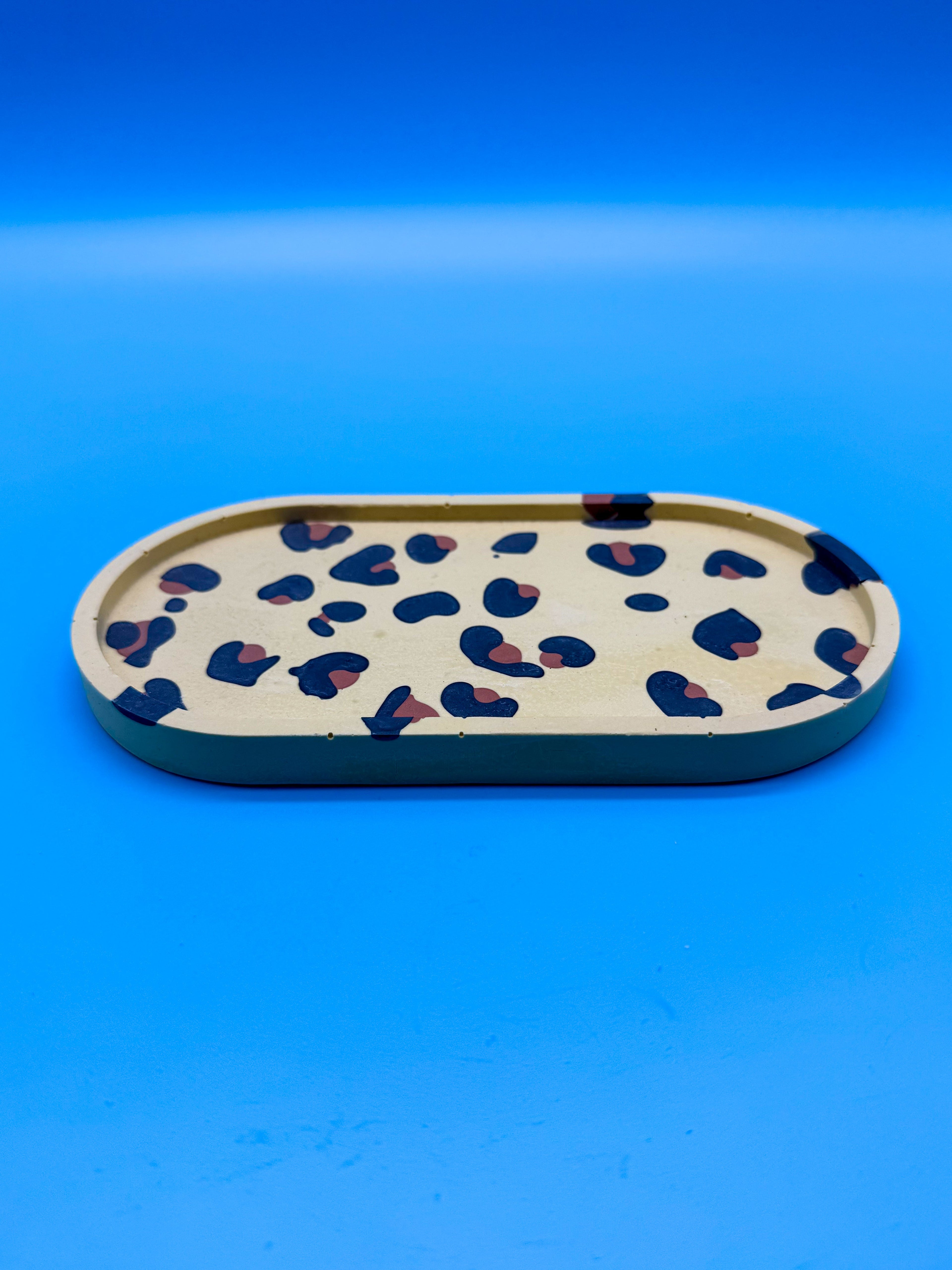 Ablage Oval Leo - Handgemacht Designer Deko Schale WichtigeDinge