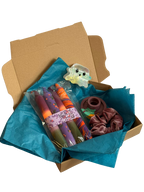 Geschenkset „Halloween“ – 4er Set Halloween Mix + Kerzenständer