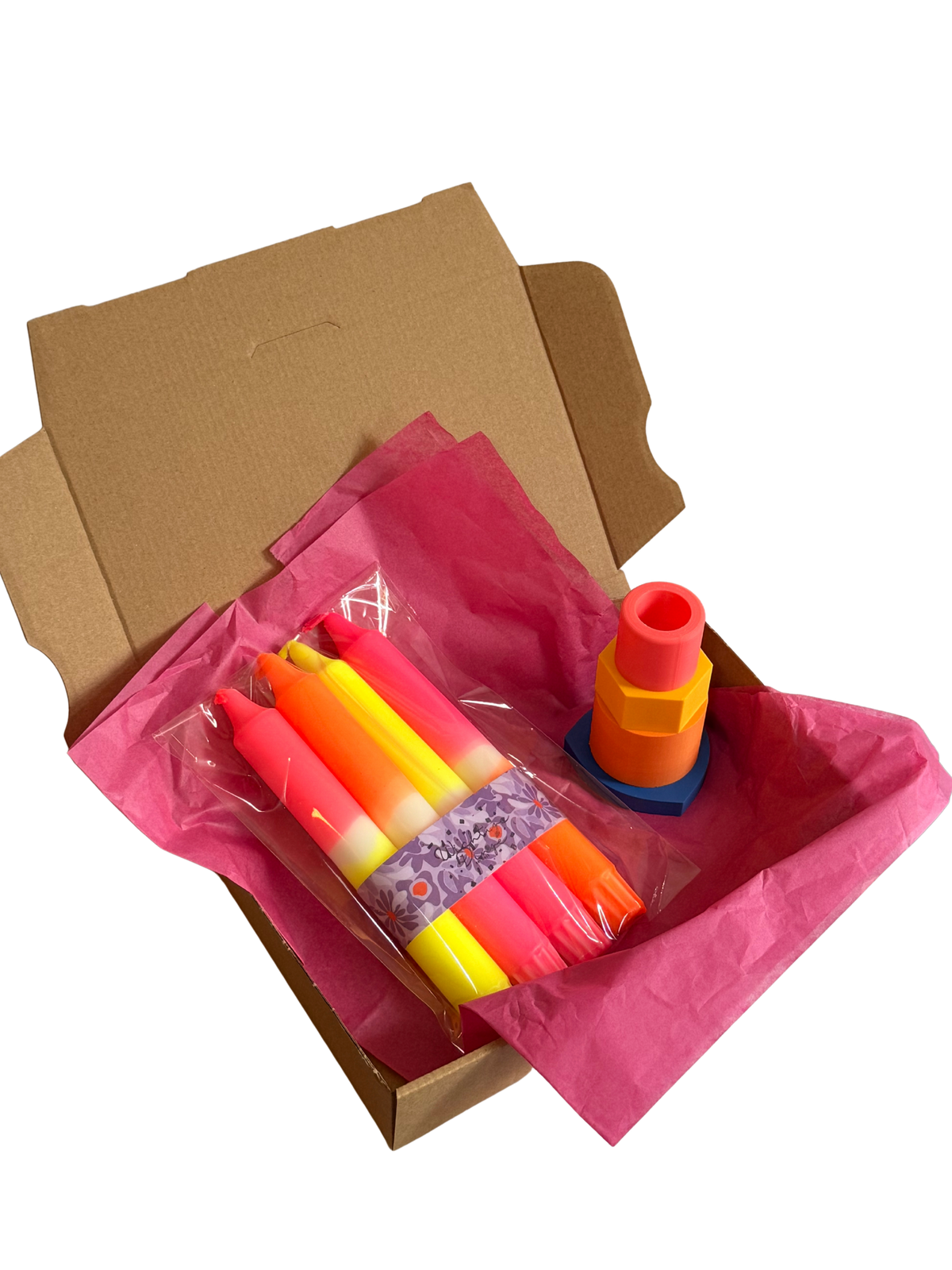 Geschenkset „Dopamin-Kick“ – 3D-Ständer Nut & Bolt