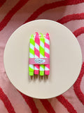 Kerzen 4er Set - Neon Twister