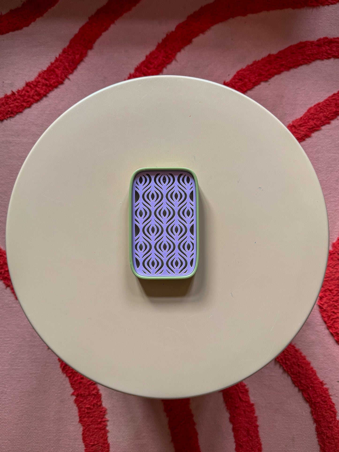 3D Gedruckte Seifenschale pastelliges Grün Lila Modern - Nachhaltig | Designer Badezimmer Deko (Kopie) WichtigeDinge