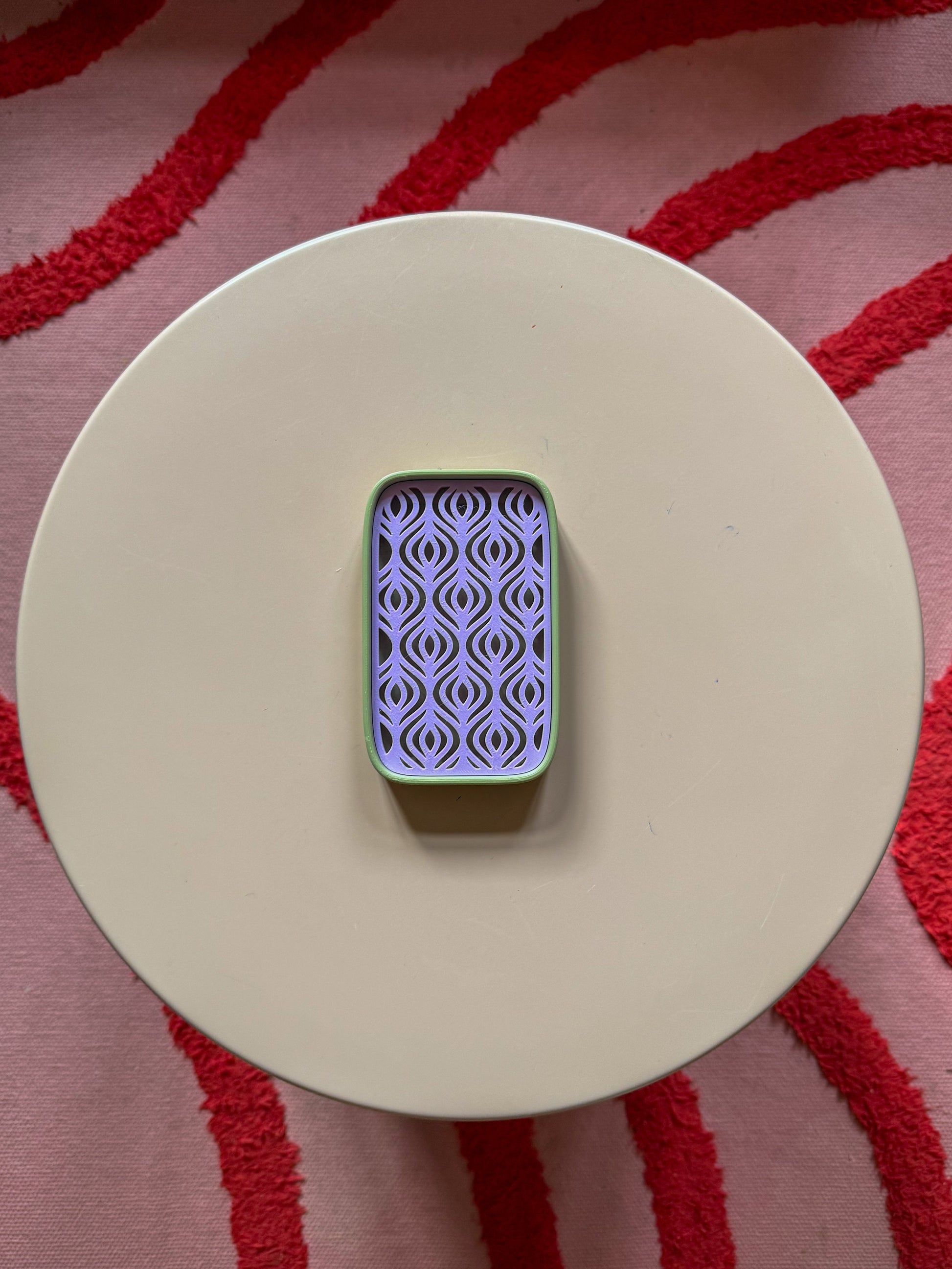 3D Gedruckte Seifenschale pastelliges Grün Lila Modern - Nachhaltig | Designer Badezimmer Deko (Kopie) WichtigeDinge