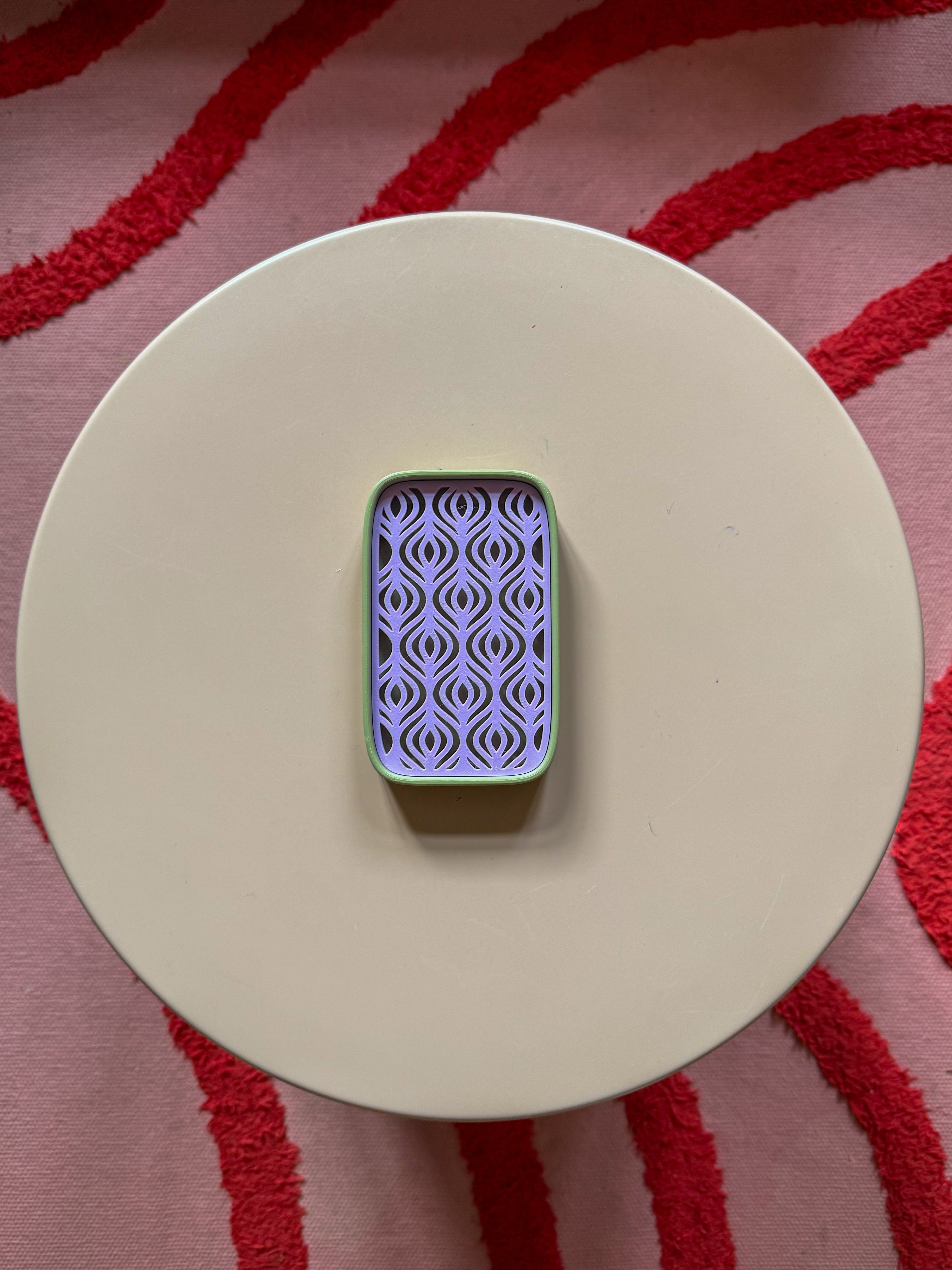 3D Gedruckte Seifenschale pastelliges Grün Lila Modern - Nachhaltig | Designer Badezimmer Deko (Kopie) WichtigeDinge