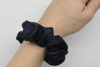 Seidiges Scrunchie Blau Mein Shop