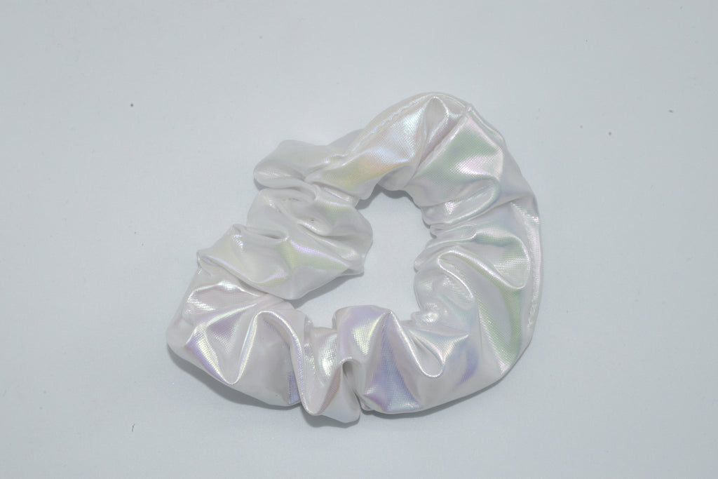 Scrunchie Glossy Weiß Mein Shop