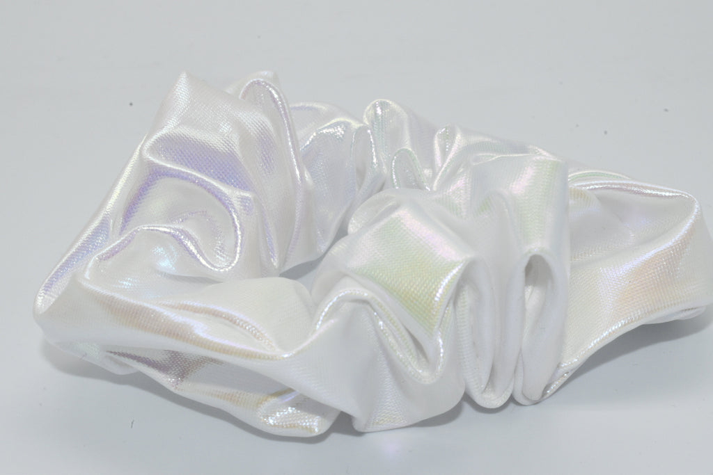 Scrunchie Glossy Weiß Mein Shop