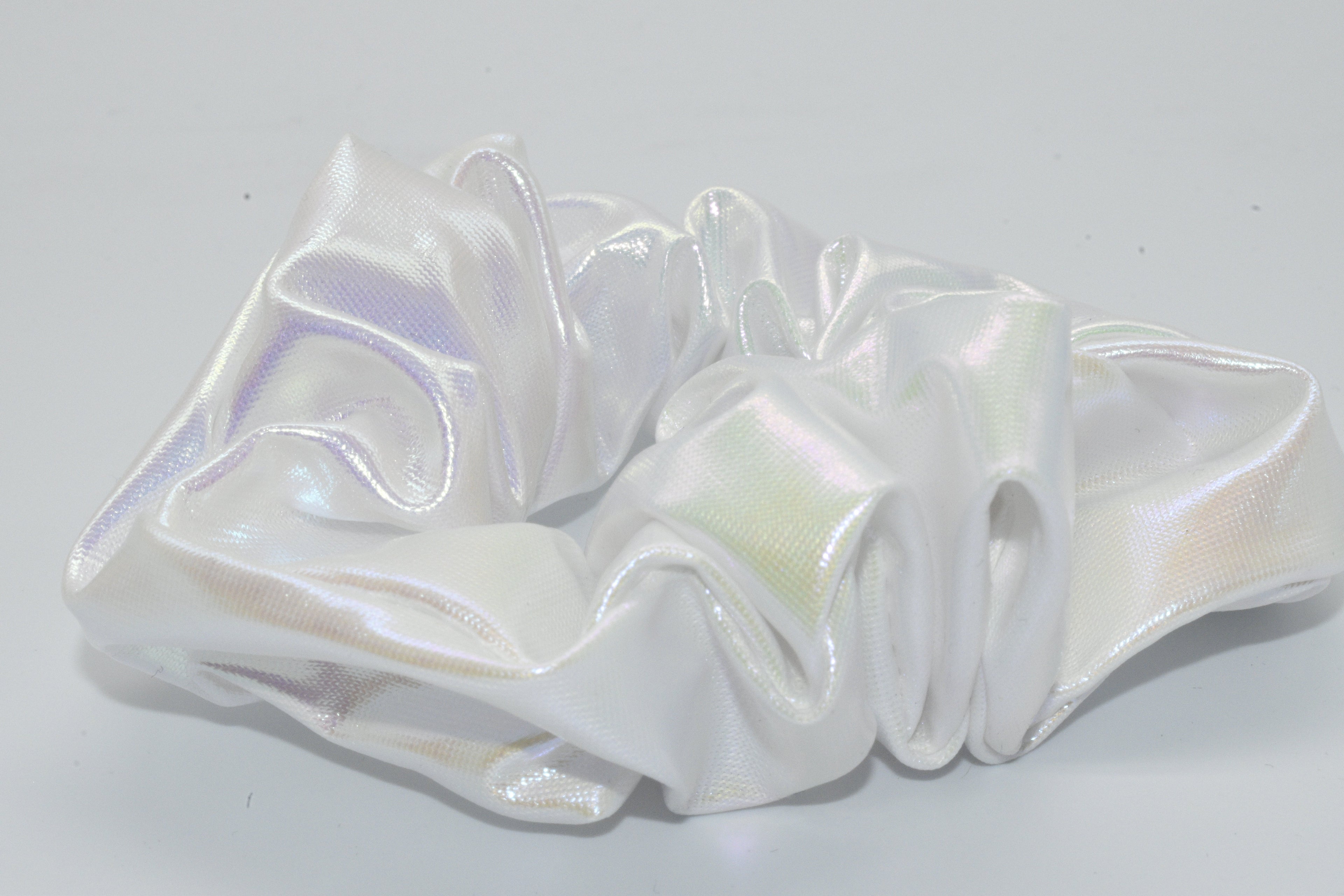 Scrunchie Glossy Weiß Mein Shop