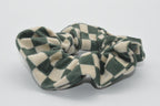 Kariertes Scrunchie Grün Mein Shop