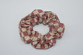 Kariertes Scrunchie Rosa Mein Shop