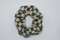 Kariertes Scrunchie Grün Mein Shop