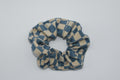 Kariertes Scrunchie Blau Mein Shop