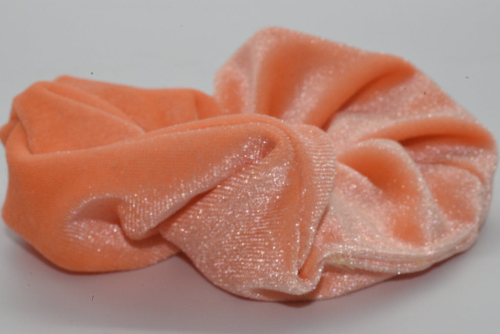 Samtiges Scrunchie Neon Orange Mein Shop