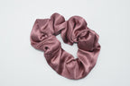 Seidiges Scrunchie Rosabraun Mein Shop