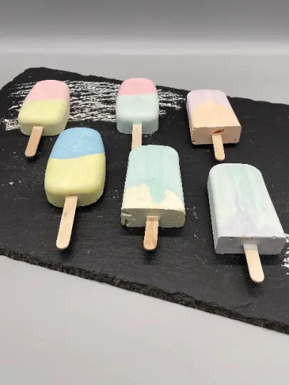 Bunte Kreide in Eisform - Kreative und farbenfrohe Schreibutensilien für Kinder WichtigeDinge