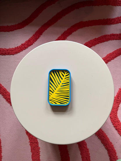 3D Gedruckte Seifenschale Blau Gelb - Nachhaltig & Modern | Designer Badezimmer Deko WichtigeDinge