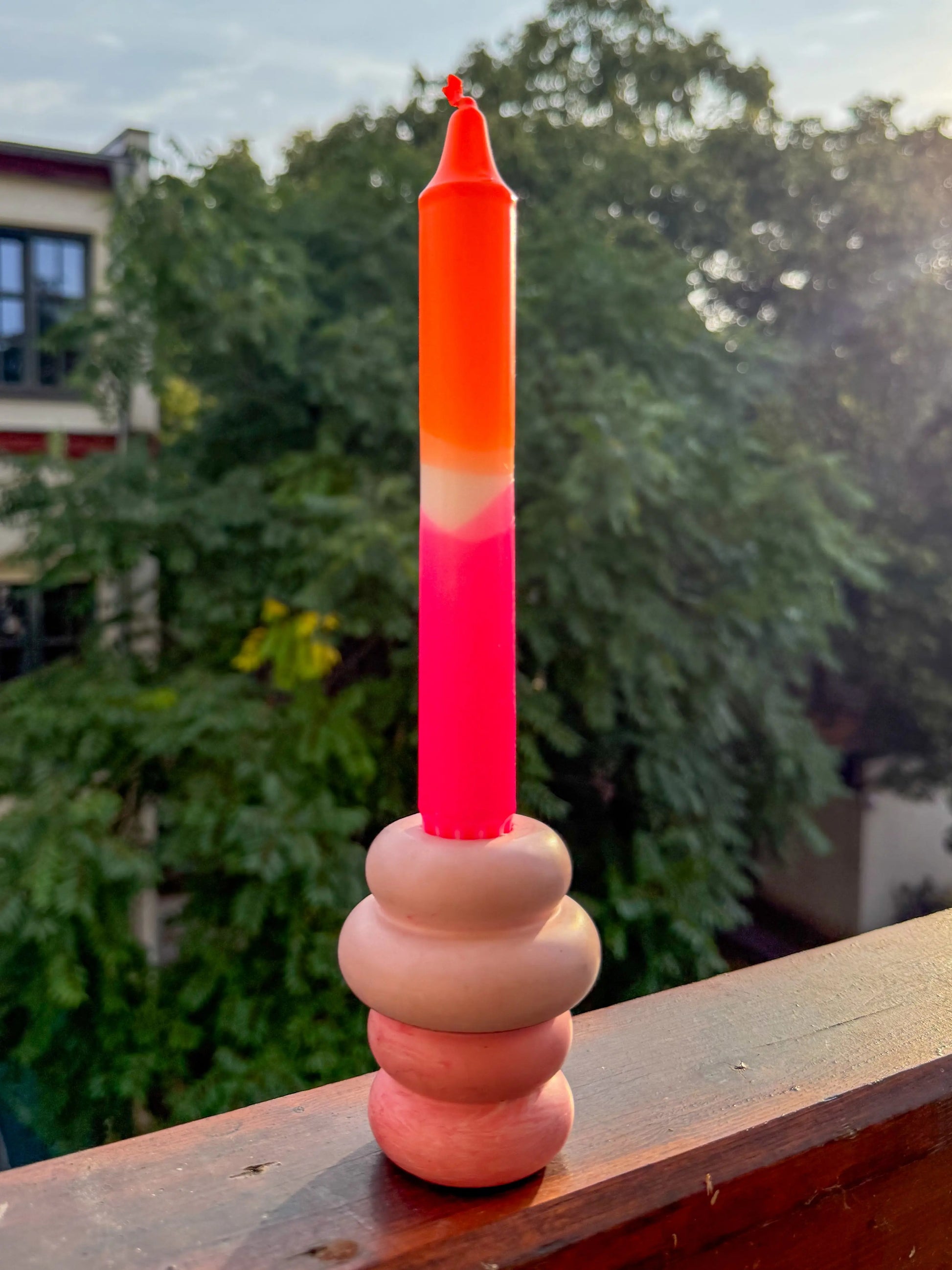 Handgefärbte Dip Dye Kerze - Pop! Mein Shop