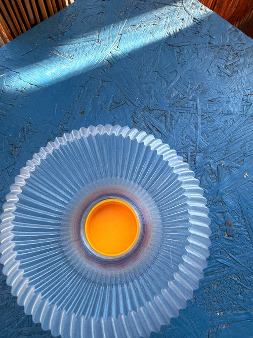 Blauer Schirm und Gelber Fuß WichtigeDinge