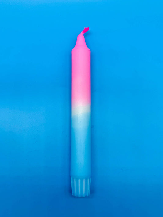 Handgefärbte Dip Dye Kerze - Candy Cloud Mein Shop