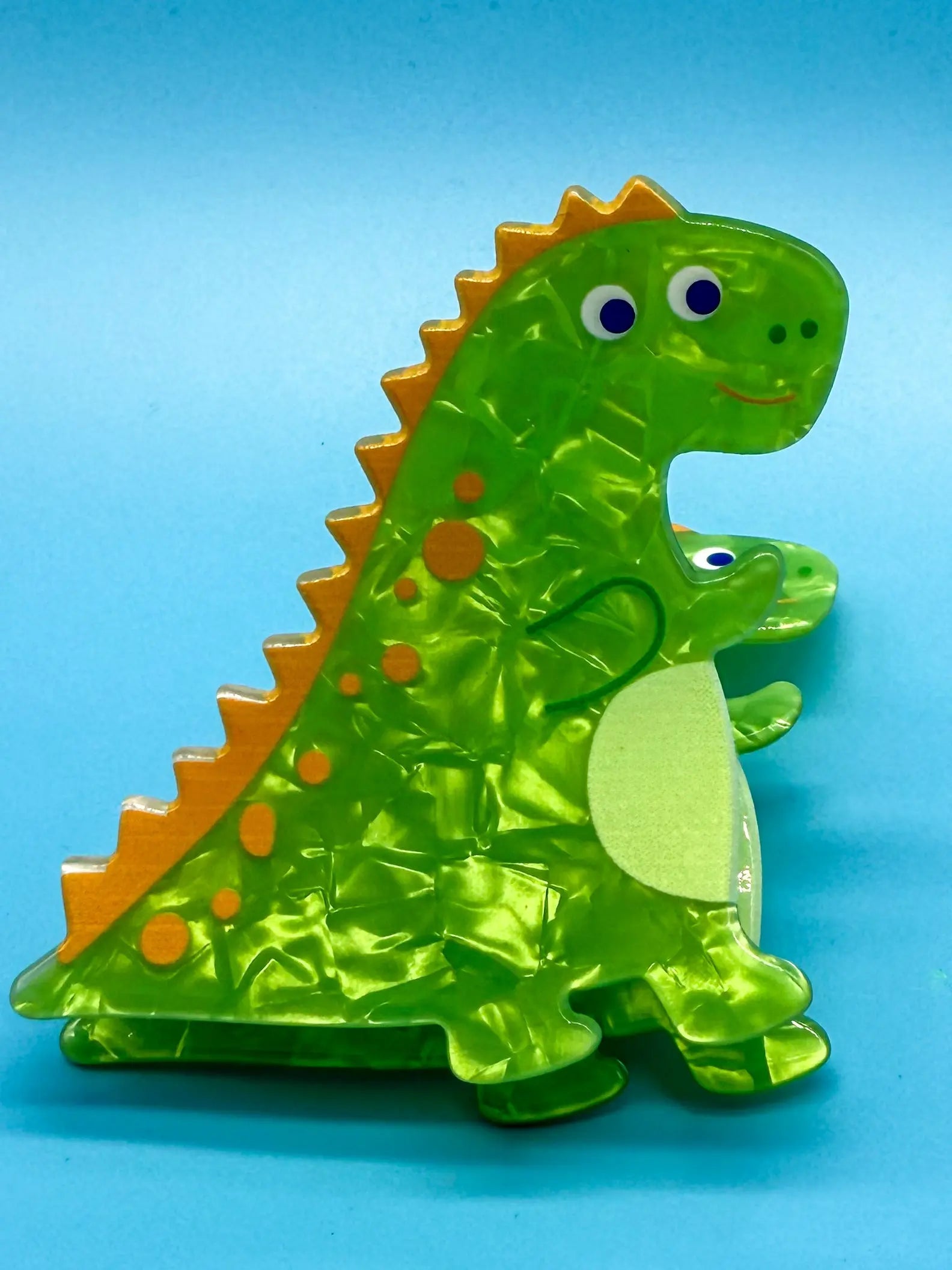 Wilde Dino Haarspange in grün - für echte Dschungel-Abenteurer! Mein Shop