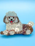 Haarspange Hund Pudel - Süßes Haaraccessoire für Hundeliebhaber Mein Shop