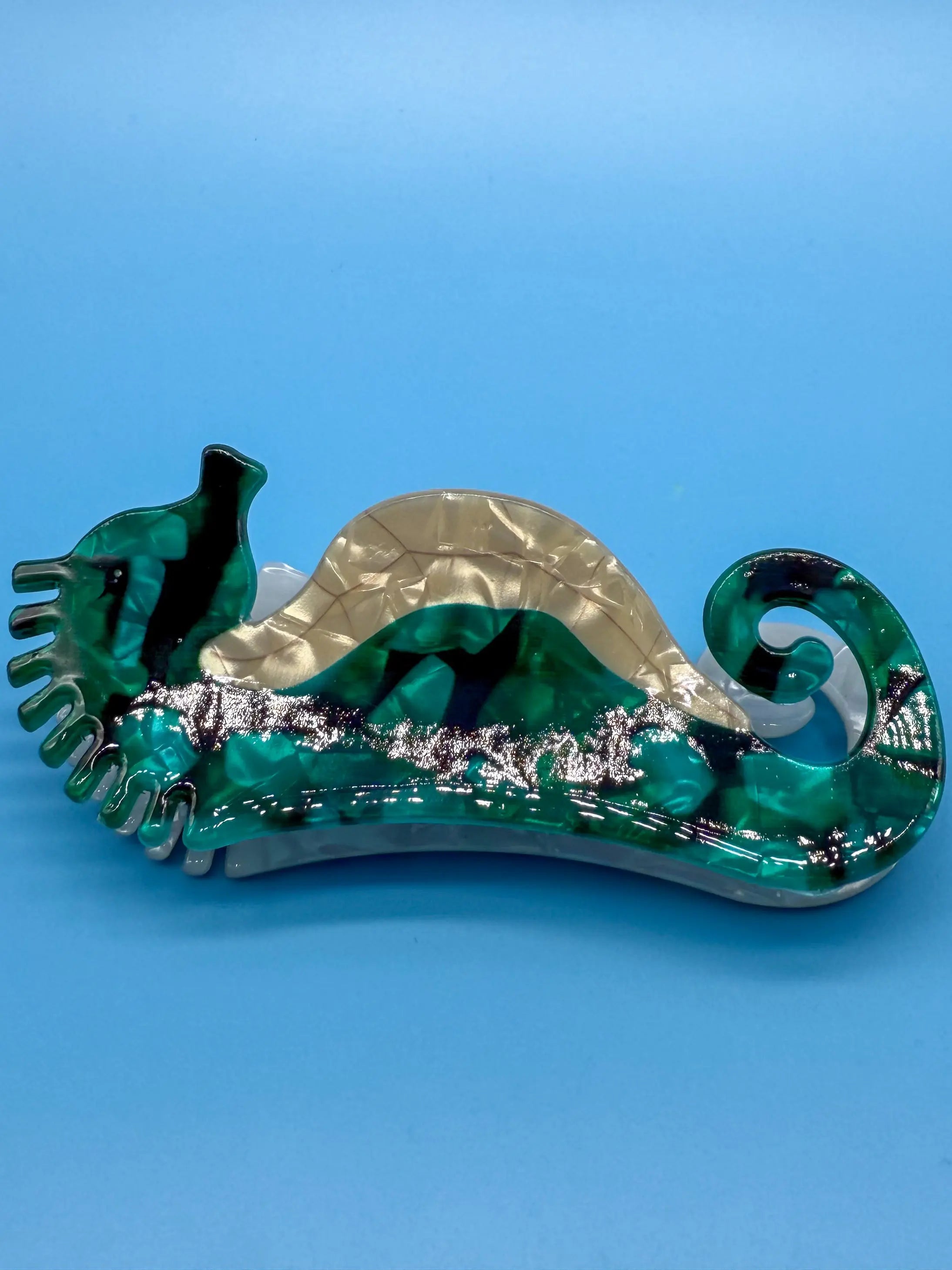 Zauberhafte Haarspange mit mystischem Seepferdchen-Motiv Mein Shop