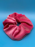 Samtiges Scrunchie Neon Pink - Luxuriöser Haargummi in leuchtender Signalfarbe Mein Shop