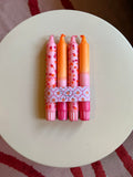 Kerzen 4er Set - Peachy Pop