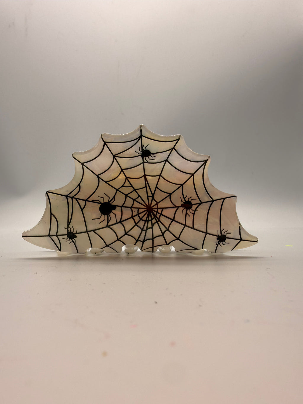 Haarklammer – Spinnennetz