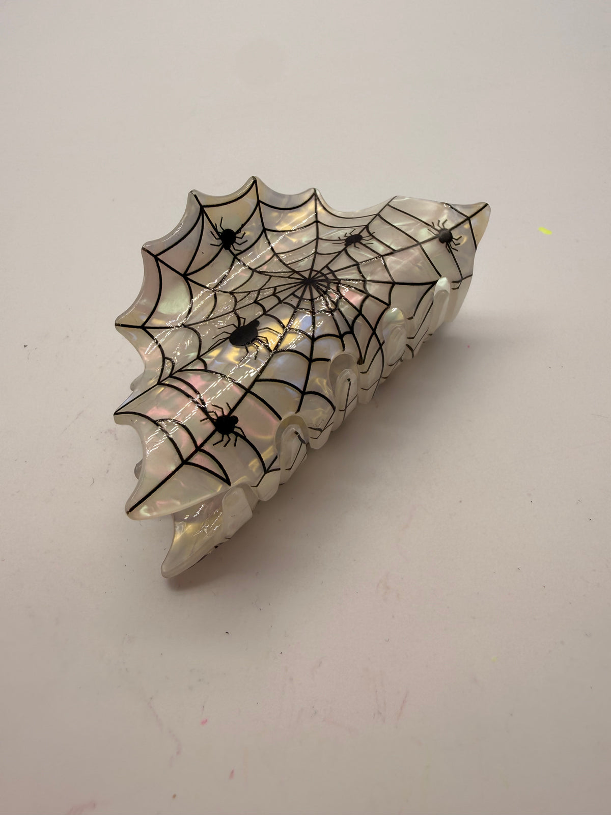 Haarklammer – Spinnennetz
