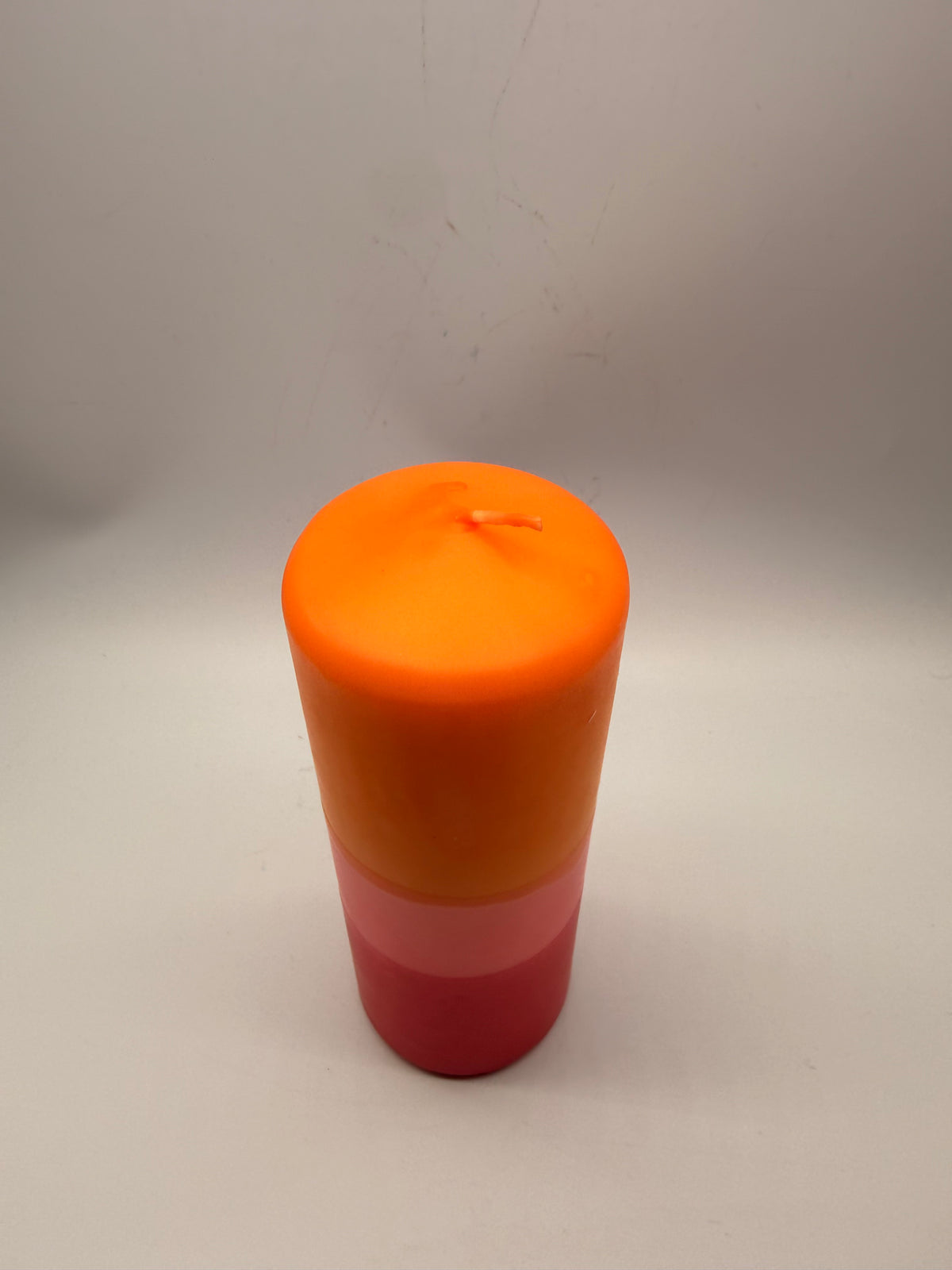 Dip Dye Stumpenkerze – Grapefruit Glow – Ansicht 4